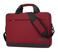 Housse pour PC Portables 11"" - 15.6"" Sacoche Multi-Fonctionnelle, Poignées Suppressibles,Rouge,15.6""(42x32x7cm)