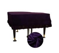 Housse pour piano 1 housse de protection en velours for piano à queue, complète anti-rayures, lavable, accessoires for instruments(PURPLE,2XL)