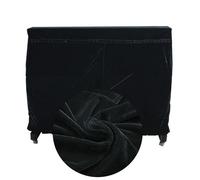 Housse Pour Piano à Queue Housse de piano en velours housse pratique for vertical universel(Black)