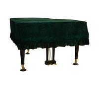 Housse Pour Piano à Queue Housse de Piano triangulaire en velours doux, décoration lavable for la maison, magnifique étui protection for(Green)