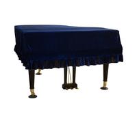Housse Pour Piano à Queue Housse de Piano triangulaire en velours doux, décoration lavable for la maison, magnifique étui protection for(Blue)