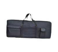 Housse pour piano électrique Housse de transport for clavier électrique, double fermeture éclair, avec poignées, étui for 61 touches, idéal for les voyages des musiciens(Black)