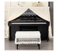 Housse pour Piano Housse de protection for piano, tissu en dentelle, couverture complète for jouer du piano, housse de protection pratique tout compris, pas besoin de l'enlever(Beige,38x58cm chair)