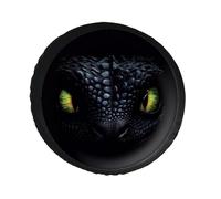 Housse pour Pneu Universelle Couverture De Pneus Visage De Furie Nocturne du Dragon Robuste Housse De Roue De Secours pour Auto Camion Voiture 15 inch
