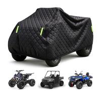 Housse pour quad compatible avec Yamaha Warrior 350 SE 1990-2004 | Housse de protection renforcée pour VTT, résistante aux intempéries (avec sac de rangement et bandes réfléchissantes)