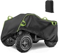 Housse pour Quad pour John Deere Gator 1990-2020 2021 2022 2023 2024 2025 2026+, UV ATV Quad Cover avec Bandes Réfléchissantes 4 Roues Bâche Poussière Couverture Contre,A/Green