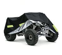 Housse pour Quad pour Suzuki KingQuad 750 AXi EPS SE+ Rock Edition, Housse de Motos imperméable, Contre Neige, Coupe-Vent, UV Poussière Exterieur Bache, avec Bandes Réfléchissantes