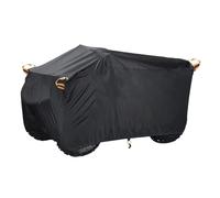 Housse pour Quad - Protection Anti-UV avec Sangles Antivent, Bâche Extérieure Toutes Saisons pour Stationnement, Voyage ou Rangement, Conducteurs et Motards, Tissu Noir Premium