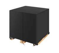 Housse Pour Rack De Squat Housse de palette étanche avec fermeture éclair et sangles élastiques réglables for le stockage extérieur 48x60x48 pouces(Black)