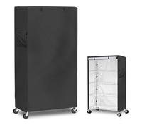 Housse pour Racks de Stockage | Housse pour Rayonnage Métallique, Organisation Anti-Vent Enroulable pour Entrée Chambre Garage Entrepôts