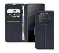 Housse pour Redmi Note 14 Pro et 14 Pro Plus Portefeuille Dragonne Bleu nuit