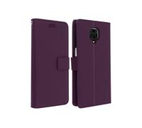 Housse pour Redmi Note 9S / 9 Pro / 9 Pro Max Etui Folio Porte carte Violet