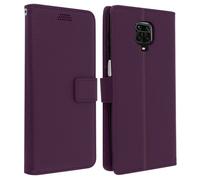 Housse pour Redmi Note 9S / 9 Pro / 9 Pro Max Étui Folio Porte carte Violet