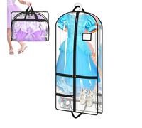 Housse Pour Robe De Garde-Robe - PVC 100x60x8 Cm | Sac De Protection Des Vêtements Suspendu Antipoussière | Rangement Transparent Pour Tenues De Soirée, Concours De Danse, Spectacle Et Organisation Sa