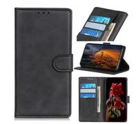 Housse pour Samsung Galaxy A02s - NOBRAND - Etui en Cuir PU Fonction Support Portefeuille - Noir