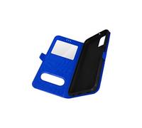 Housse pour Samsung Galaxy A03s et A02s avec Clapet Double Fenêtre Support Vidéo Bleu