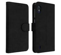 Housse Samsung Galaxy A10 Étui Portefeuille Support Stand Noir