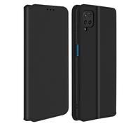 Housse Samsung Galaxy A12 Etui Folio Portefeuille Fonction Support noir