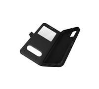 Housse pour Samsung Galaxy A13 4G avec Clapet Double Fenêtre Support Vidéo Noir