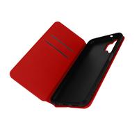 Housse pour Samsung Galaxy A13 5G et A04s Clapet Porte-carte Support Vidéo Rouge