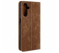 Housse pour Samsung Galaxy A15 5G - AVIZAR - Protection RFID - Souple - Marron - Aimantée