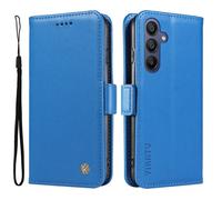 Housse pour Samsung Galaxy A16 5G 6.7"", Coque Etui Protection Premium en Cuir PU,Pochette Fermeture Magnétique (Bleu ciel) NJK