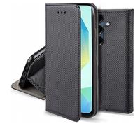 Housse Pour Samsung Galaxy A17 5g - Etui Coque Pochette Portefeuille + Verre Trempe - Noir Magnet