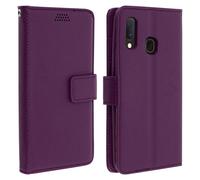 Housse pour Samsung Galaxy A20e Etui Folio Soft Touch Support Vidéo violet