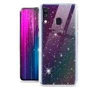 Housse pour Samsung Galaxy A40 Coque Paillettes Coque Silicone Souple...