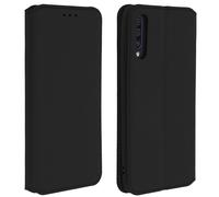 Housse pour Samsung Galaxy A50 Etui Folio Portefeuille Fonction Support Noir