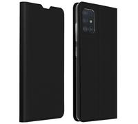 Housse pour Samsung Galaxy A51 Étui Folio Porte-carte Support Vidéo Noir