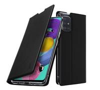 Housse Samsung Galaxy A51 Porte-carte Support Vidéo Akashi Noir
