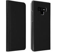 Housse pour Samsung Galaxy Note 9 - AVIZAR - Étui Portefeuille - Éco-cuir - Ultra-fin - Noir