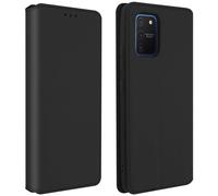 Housse pour Samsung Galaxy S10 Lite Étui Folio Portefeuille Fonction Support Noir