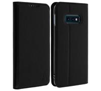 Akashi Étui Galaxy S10e Porte‑carte Silicone Support Stand Noir