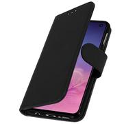 Housse pour Samsung Galaxy S10e Étui Portefeuille Support Stand Noir