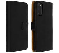 Housse pour Samsung Galaxy S20 Cuir Véritable Porte cartes Support Noir