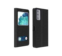 Housse pour Samsung Galaxy S20 FE Etui Intégral Double Fenêtre Support Vidéo Noir