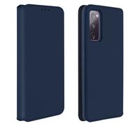 Housse - AVIZAR - Samsung Galaxy S20 FE - Éco-cuir - Fonction Support - Bleu