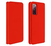 Housse pour Samsung Galaxy S20 FE Folio Portefeuille Fonction Support Rouge