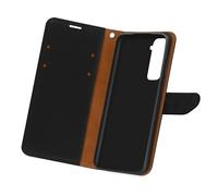 Housse Samsung Galaxy S21 Folio Portefeuille Support Vidéo Dragonne Noir