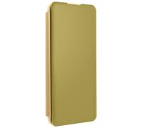 Housse pour Samsung Galaxy S21 Plus Clapet translucide Miroir Support Vidéo Dorée