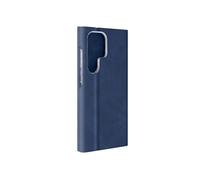 Housse pour Samsung Galaxy S24 Ultra Clapet Porte-carte Eco-cuir Nappa Bleu Nuit