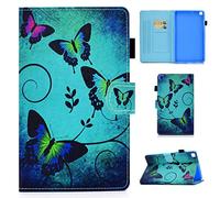 Housse pour Samsung Galaxy Tab A7 10.4 Pouces SM-T500 / T505 / T507 2020- Etui Portefeuille à Rabat en Cuir Housse de Protection avec Support et Porte Cartes pour Tablette Samsung Galaxy Tab A7 10.4