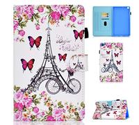 Housse pour Samsung Galaxy Tab A7 10.4 Pouces SM-T500 / T505 / T507 2020- Etui Portefeuille à Rabat en Cuir Housse de Protection avec Support et Porte Cartes pour Tablette Samsung Galaxy Tab A7 10.4