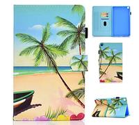 Housse pour Samsung Galaxy Tab A7 10.4 Pouces SM-T500 / T505 / T507 2020- Etui Portefeuille à Rabat en Cuir Housse de Protection avec Support et Porte Cartes pour Tablette Samsung Galaxy Tab A7 10.4