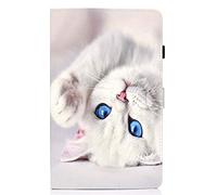 Housse pour Samsung Galaxy Tab A7 10.4 Pouces SM-T500 / T505 / T507 2020- Etui Portefeuille à Rabat en Cuir Housse de Protection avec Support et Porte Cartes pour Tablette Samsung Galaxy Tab A7 10.4