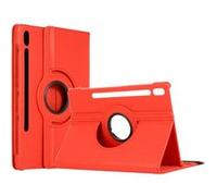Housse pour Samsung Galaxy Tab S9 FE 10,9 pouces (SM-X510/SM-X516/SM-X518) rotative 360 degrés rouge - Etui cover S9 FE 10.9 protection