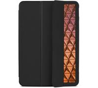 ONEFLOW Étui de protection ultra fin pour Samsung Galaxy Tab S9, avec fonction veille/réveil automatique, à rabat, en cuir PU, noir