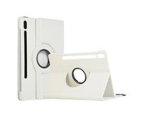 Housse pour Samsung Galaxy Tab S9 Ultra 14,6 pouces (SM-X910/X916B/X918U) rotative 360 degrés blanche - Etui cover blanc protection XEPTIO